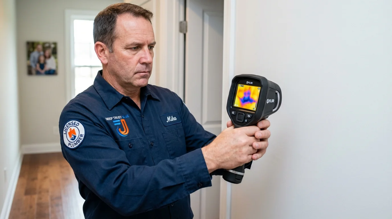 Thermal imaging leak detection by Johns Plumbing LLC in Como